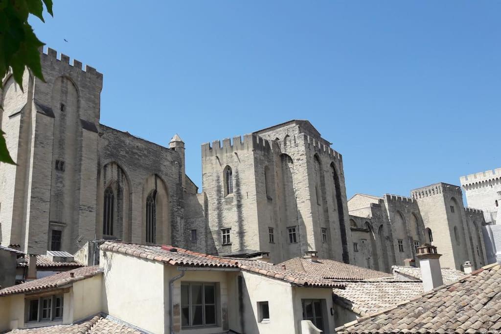 Renove, Vue Sur Palais Des Papes, Terrasse Et Wifi Troisieme Etage Apartman Avignon Kültér fotó